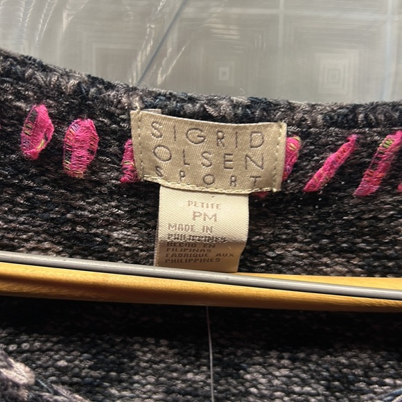 Sigrid Olsen Sport sleeveless knit top size petite M new with tag - Picture 2 of 4